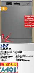 SEG BM 6001X INOX BULAŞIK MAKİNESİ